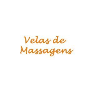 Velas de massagem