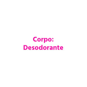 Vegano Desodorante Corporal